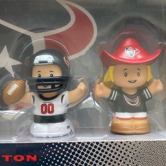 NIB NFL Houston Texans Little People Collector Licensed Series 1 - 4 Figures - Picture 6 of 7